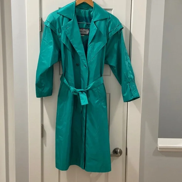 British Mist Jackets Coats Vintage British Mist Trench Rain